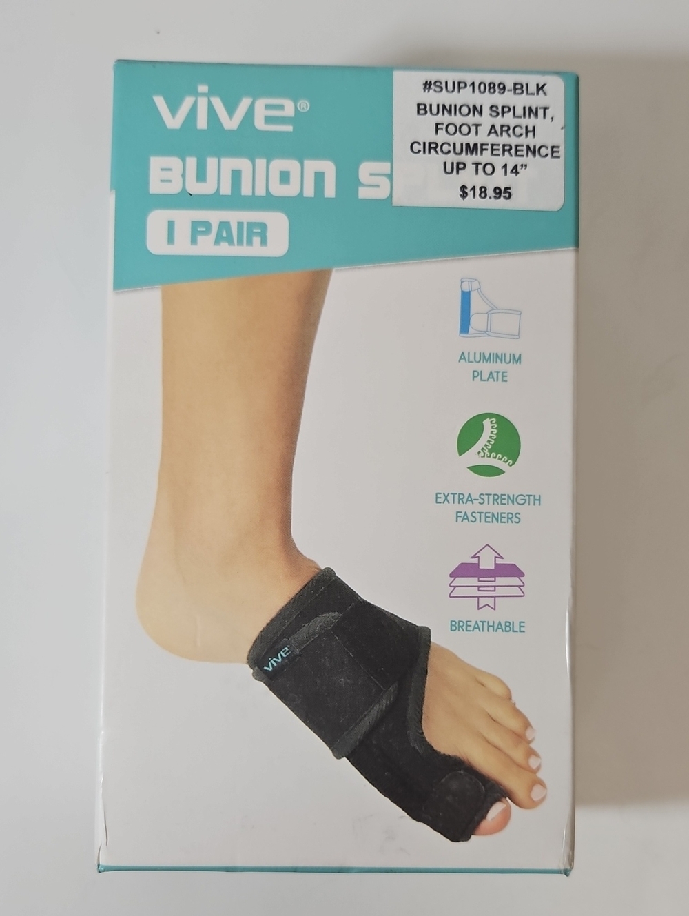 VIVE BUNION SPLINT FOOT ARCH CIRCUMFERENCE 14"